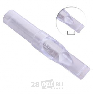 Тату-наконечник Magnum Professional Tip 11, Clear, блистер 5 шт. 