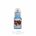 Краска для художественной татуировки World Famous Tattoo Ink, Rainbow Blue, 15 мл