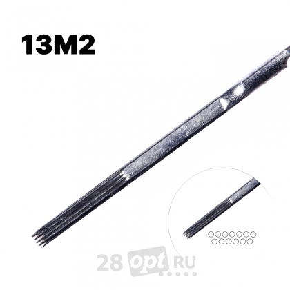 Иглы для художественной татуировки Black Bird, Magnum Special 13, коробка 50 шт.