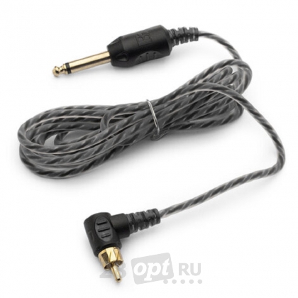 RCA-корд для тату-машинки Bishop, Grey, Правоугольный