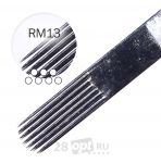Иглы для художественной татуировки Black Bird, Round Magnum 13, коробка 50 шт.