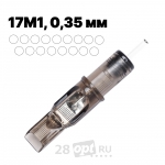 Картриджи для художественной татуировки EZ Filter FC-1217M1, Magnum 17, 0,35 мм, коробка 10 шт.